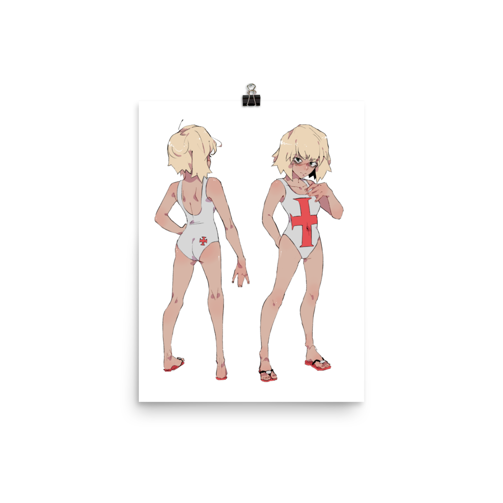 Jeanne Swimsuit Poster