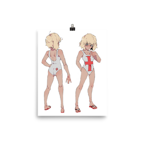 Jeanne Swimsuit Poster