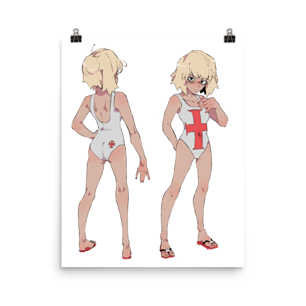 Jeanne Swimsuit Poster