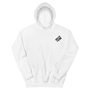 White/Black Embroidered Hoodie