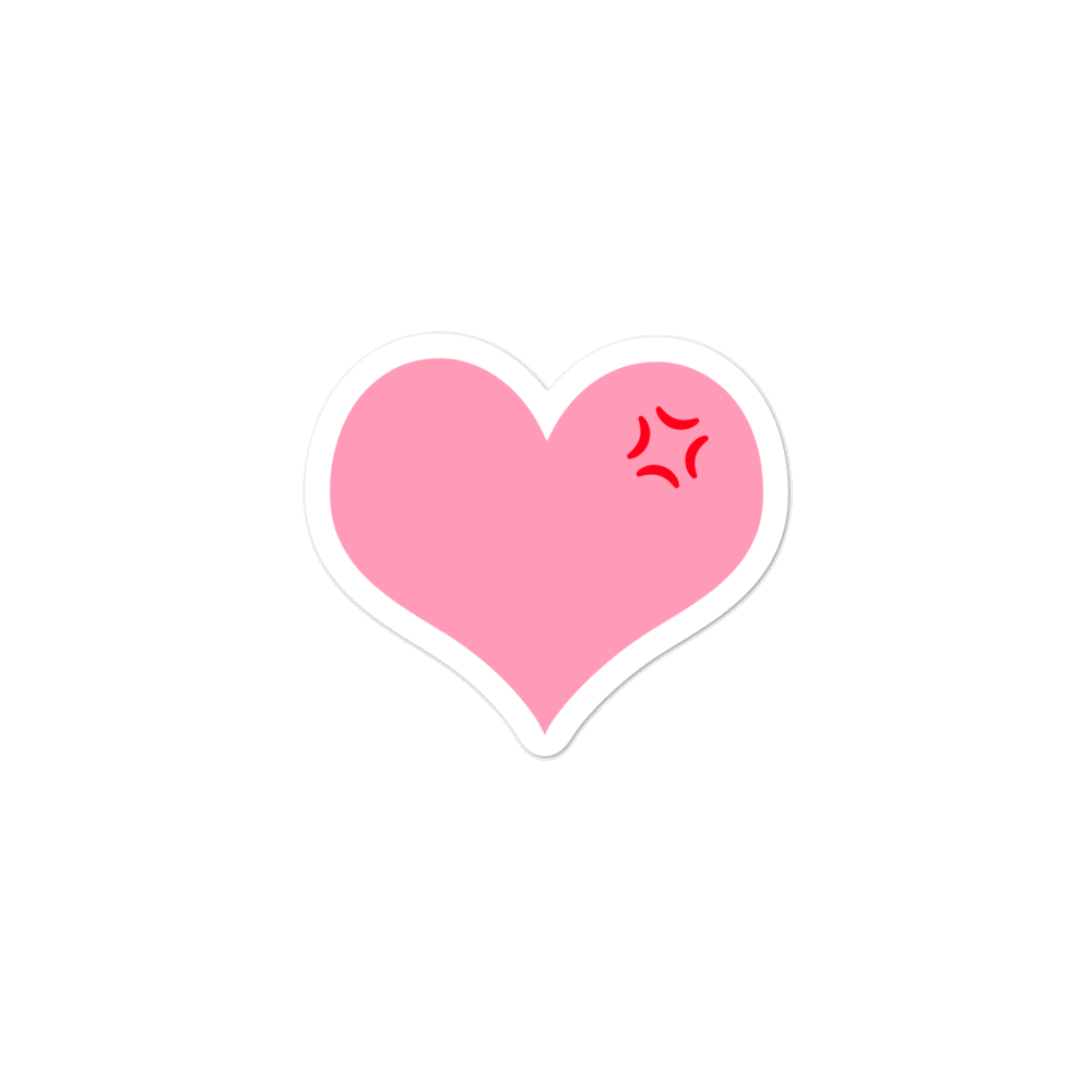 Tsundere Heart Sticker