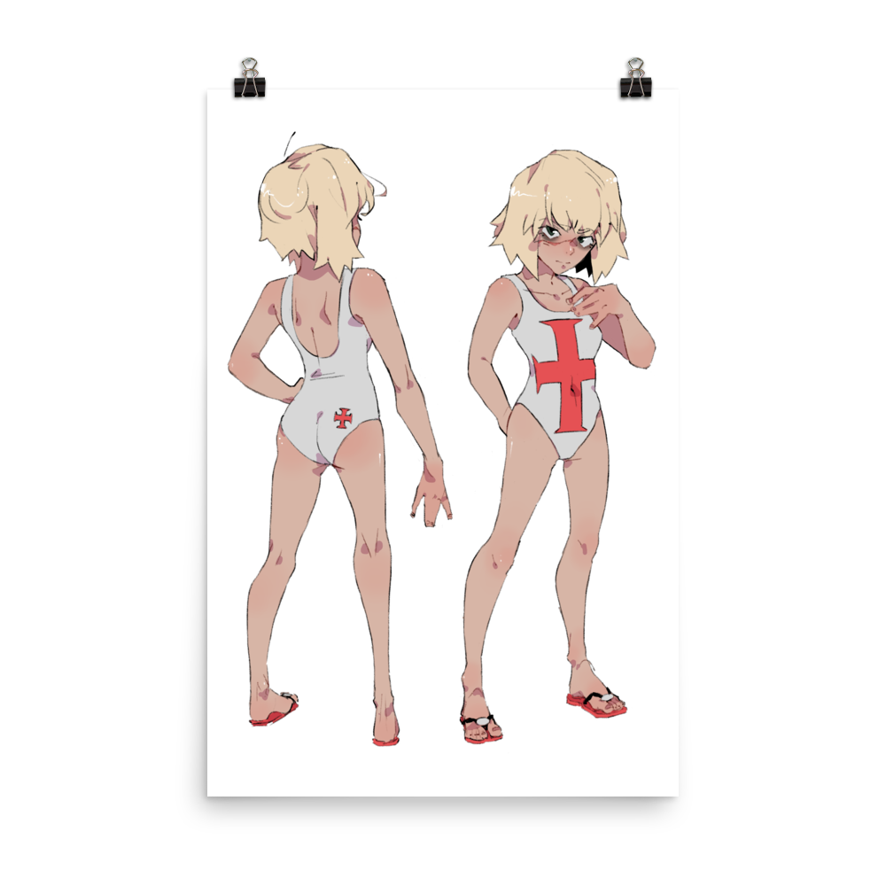 Jeanne Swimsuit Poster