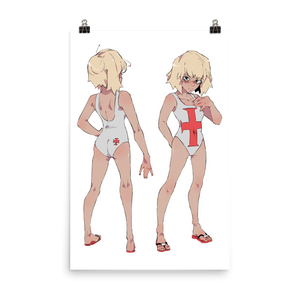 Jeanne Swimsuit Poster