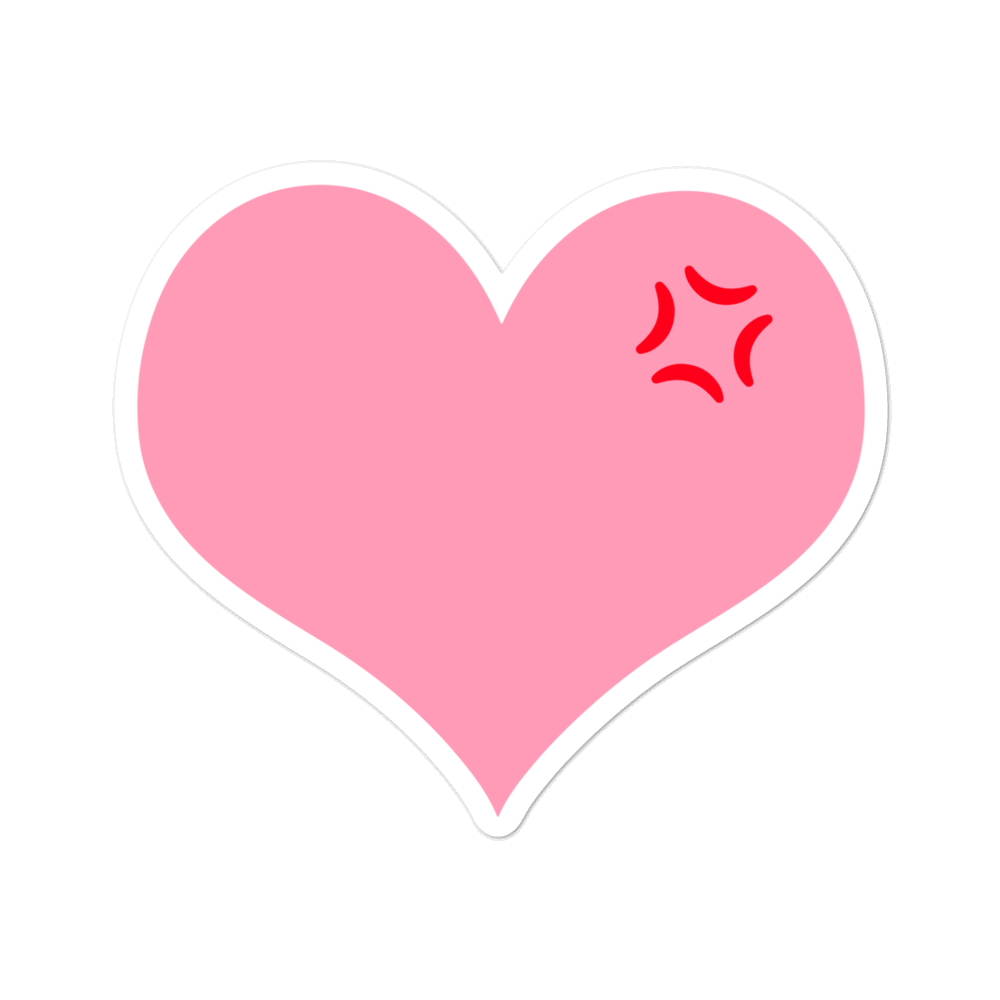 Tsundere Heart Sticker