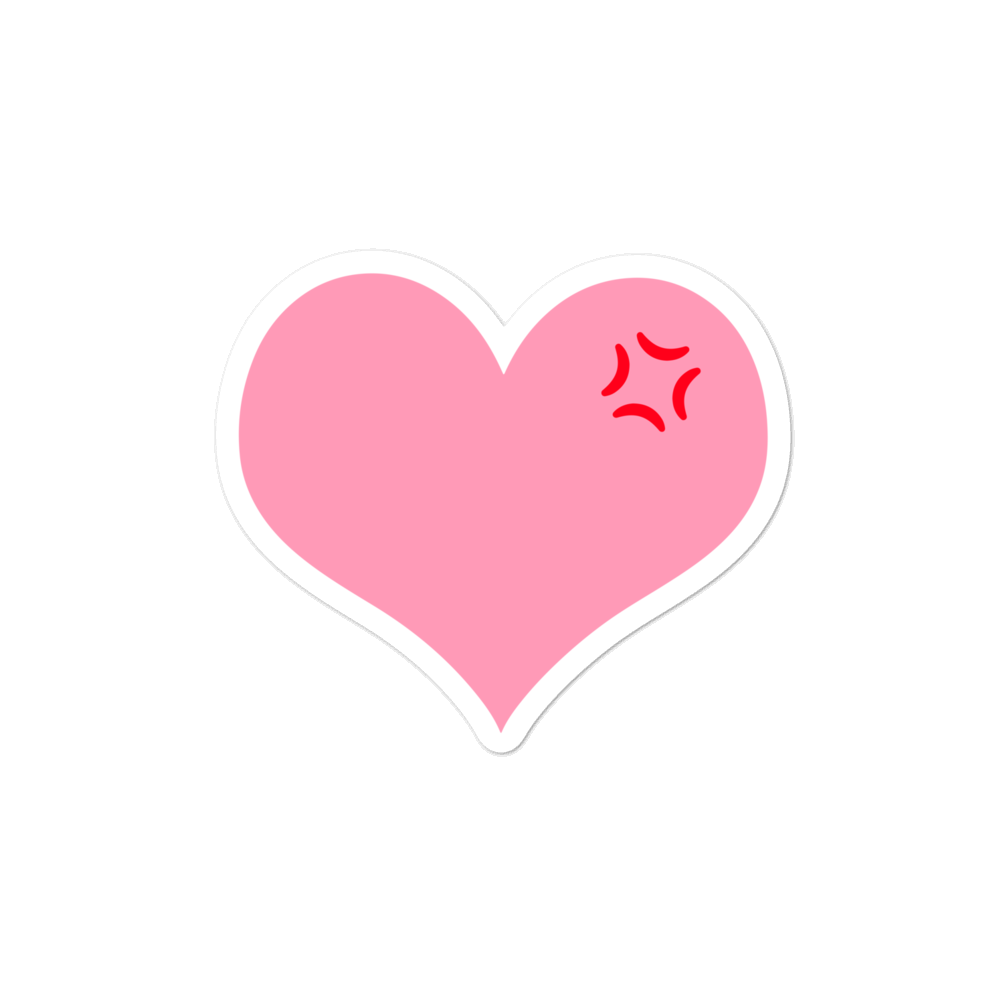 Tsundere Heart Sticker