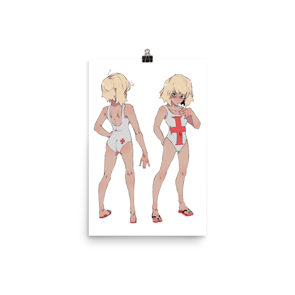 Jeanne Swimsuit Poster