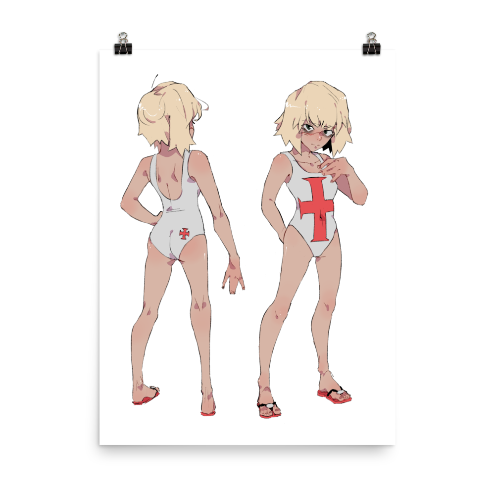 Jeanne Swimsuit Poster